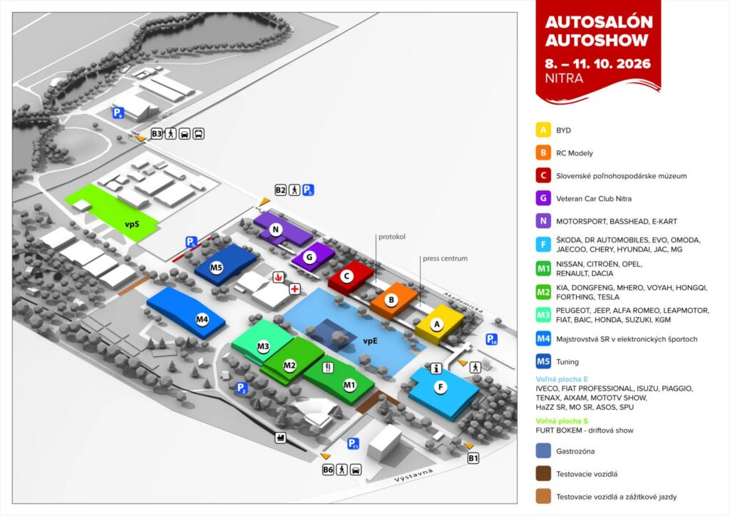 Autosalón v Nitre 2026: Autoshow Nitra