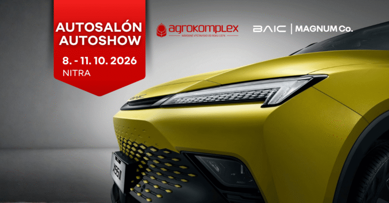 Autosalón Autoshow Nitra 2026: BAIC bude pri tom