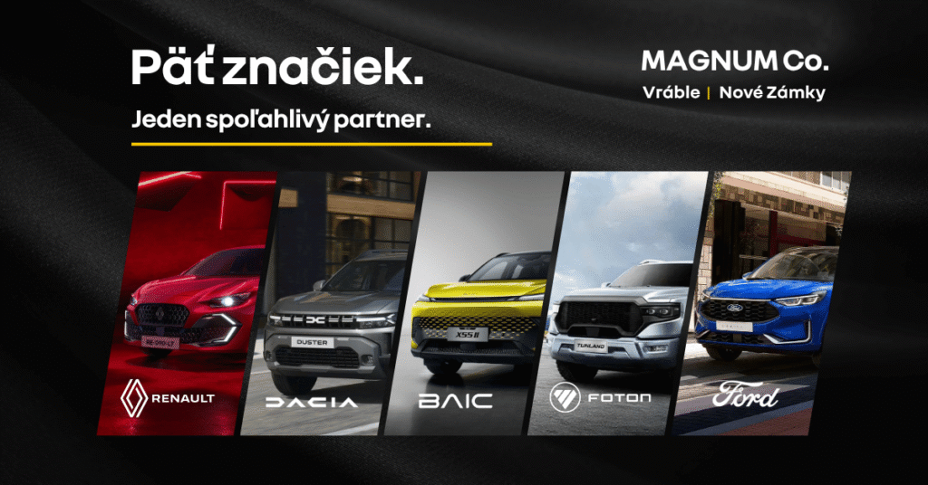 MAGNUM Co. – 5 automobilových značiek na jednom mieste